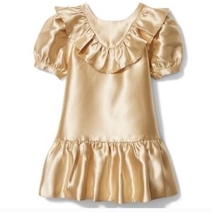 Janie and Jack Gold Jacquard Dress